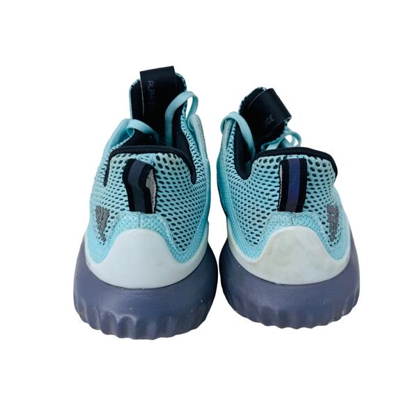 Adidas Alpha 3 Bounce‎ Running Shoes Sneakers B39429 Aqua Blue Womens Size 10 - Picture 4 of 11